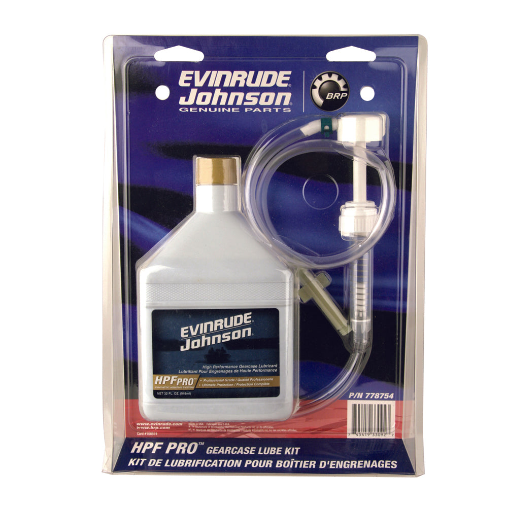 Evinrude/Johnson-HPF Pro Gearcase Lubricant-32 oz. & Pump-0778754, 778754