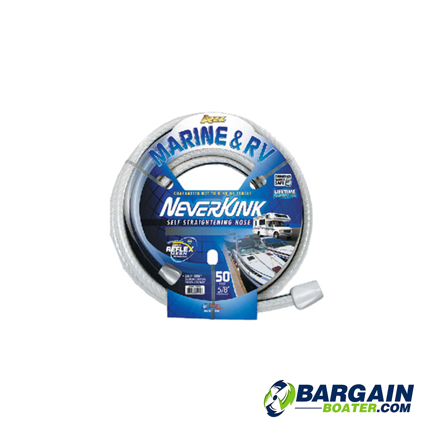 Apex NeverKink White Marine And RV Hose