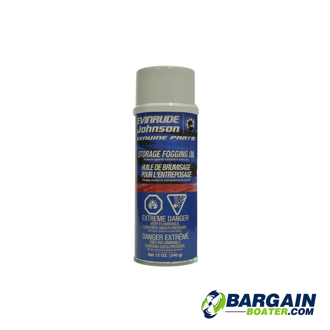 12oz Evinrude Branded Storage and Fogging Oil