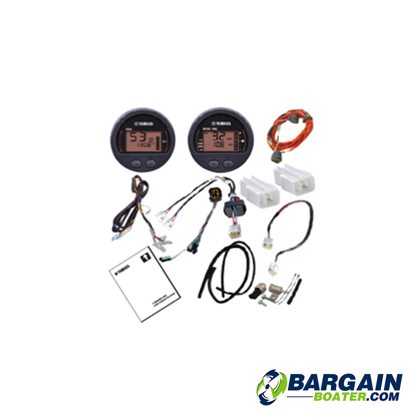 Yamaha Command Link Single Engine Gauge Kit: Round Two Gauge Kit (6Y8-0E83R-91-00)