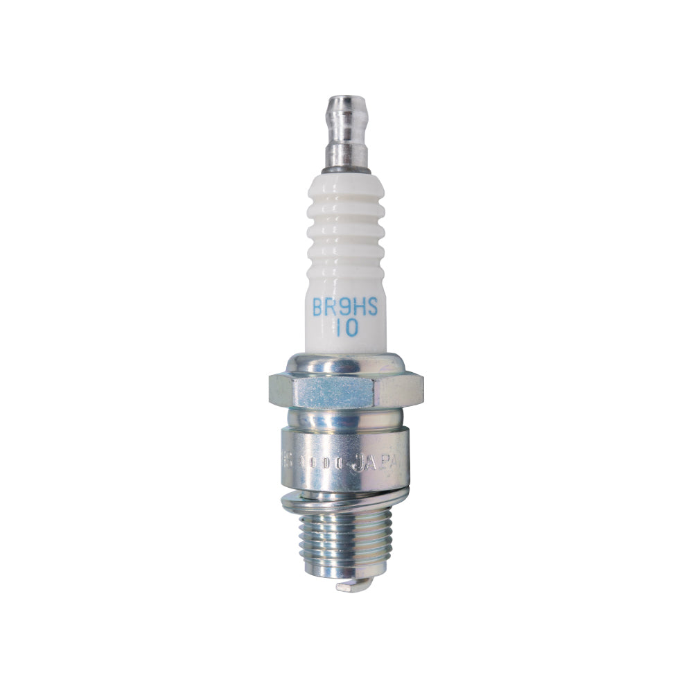 This is n NGK 4551 BR9HS-10 Spark plug for Yamaha 2-Strokes, part number BR9-HS100-00-00.