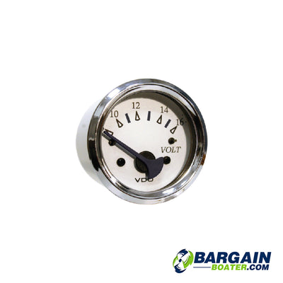 SeaChoice Series Gauges Chrome And White