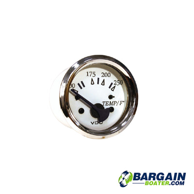 SeaChoice Series Gauges Chrome And White