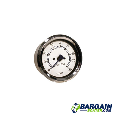 SeaChoice Series Gauges Chrome And White