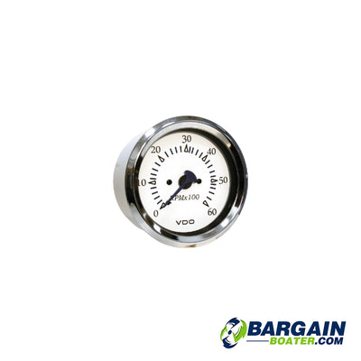 SeaChoice Series Gauges Chrome And White