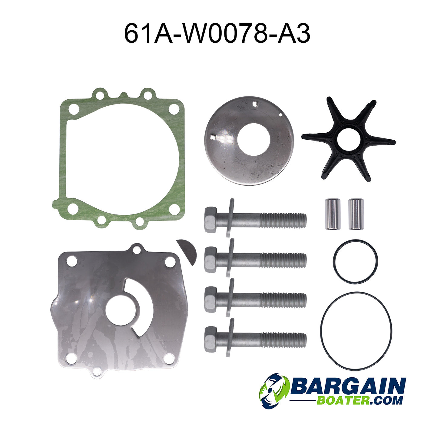 Yamaha Water Pump Repair Kit (61A-W0078-A3-00 -> 61A-W0078-A4-00)