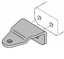 This is a genuine Yamaha Steering Hook, part number 65W-48511-01-00.