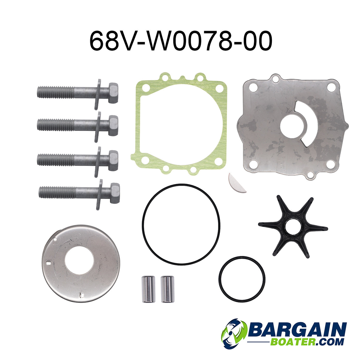 Yamaha Water Pump Repair Kit (68V-W0078-00-00 -> 68V-W0078-01-00)
