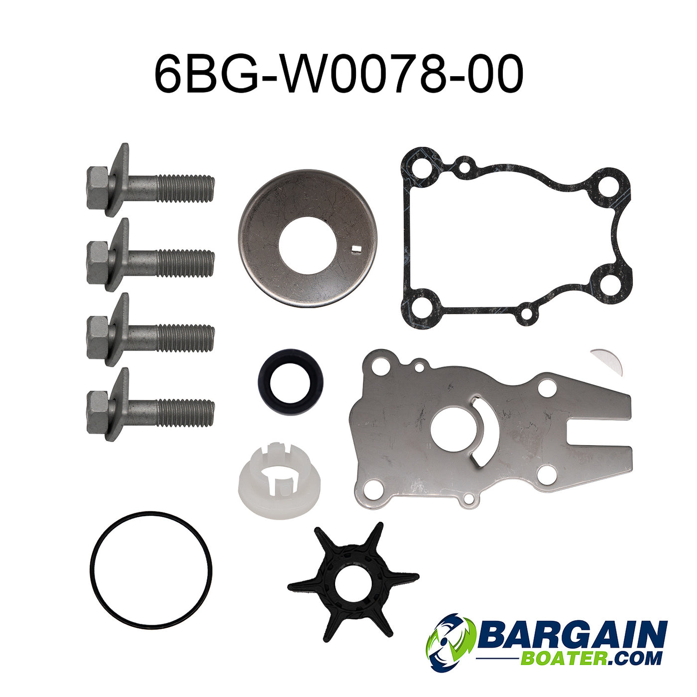 Yamaha Water Pump Repair Kit (6BG-W0078-00-00 -> 6BG-W0078-01-00)