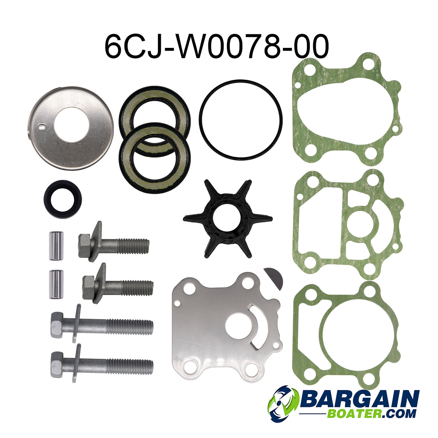Yamaha Water Pump Repair Kit (6CJ-W0078-00-00 -> 6CJ-W0078-01-00)