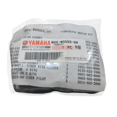 6H4-W0093-04-00 - Yamaha Carburetor Repair Kit (formerly 6H4-W0093-03-00)