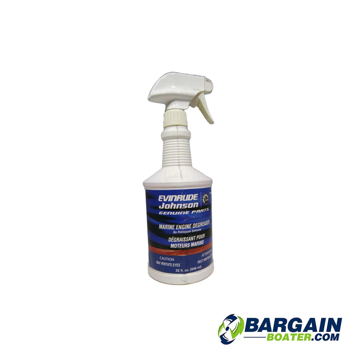 Evinrude Johnson Branded Marine Engine Degreaser 32oz Spray Bottle 765428