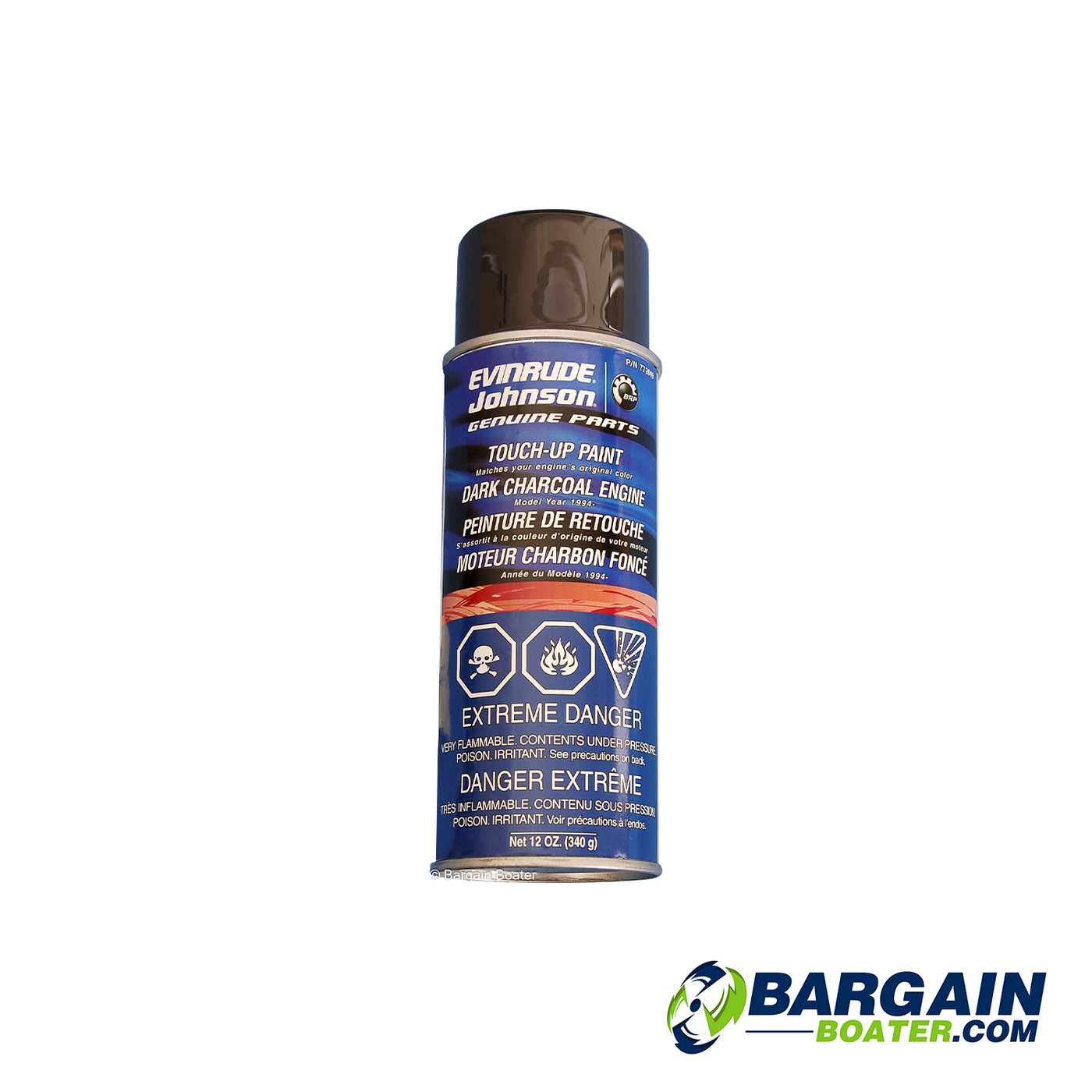 Evinrude/Johnson Paint (Dark Charcoal Engine) (772049)