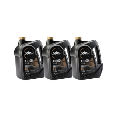 This is 3, gallon bottles of Evinrude 779711, XD100, full-synthetic, 2-Stroke Oil.
