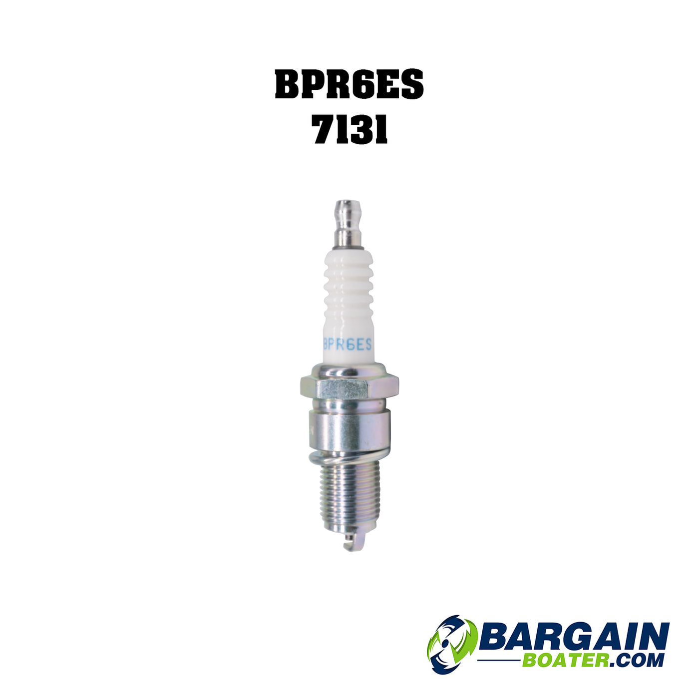 This is an NGK 7131 BPR6ES Spark Plug for Evinrude/Johnson 2-Stroke outboard motors (5030600).