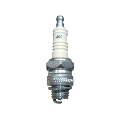 This is a Champion J6C Spark Plug, Evinrude part number 0502895.