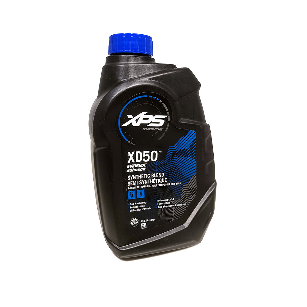 Evinrude XPS - XD50 Synthetic Blend, TC-W3, 2-Stroke Oil - 0779717, 779717 - 1 Quart