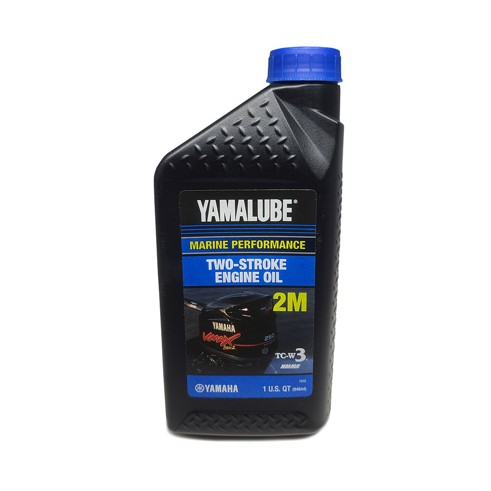 Yamaha - LUB-2STRK-M1-12 - TC-W3, 2M Two-Stroke Outboard Oil - 1 Quart